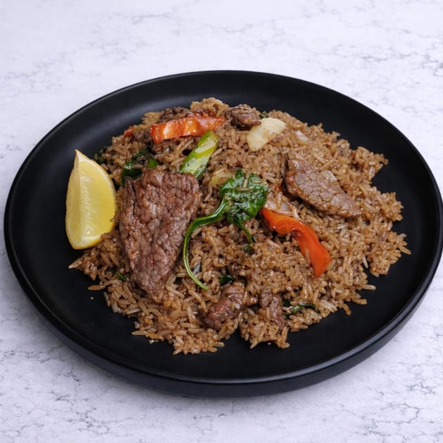 Basil Fried Rice (Kao Pad Kra Prao).