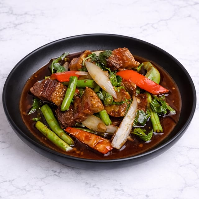 Porkbelly Kra Prao Special.